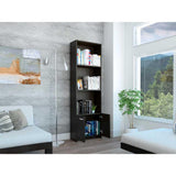Biblioteca Lisa Wengue 63 cm con Entrepaños y Puertas - Bibliotecas | Bylmo
