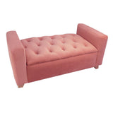 Banqueta Valentina Rosado 102 cm con Baúl - Sofas | Bylmo