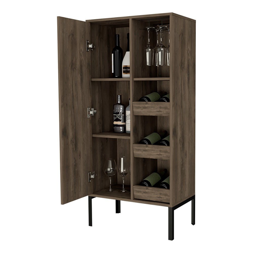 Bar Soho Bellota 60 cm con Una Puerta y Entrepaños Laterales - Bares | Bylmo