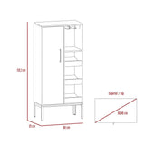 Bar Soho Bellota 60 cm con Una Puerta y Entrepaños Laterales - Bares | Bylmo