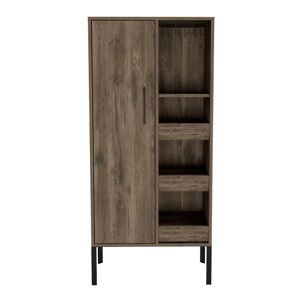 Bar Soho Plus Bellota 60 cm con Una Puerta y Entrepaños Laterales - Bares | Bylmo