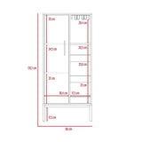 Bar Soho Plus Bellota 60 cm con Una Puerta y Entrepaños Laterales - Bares | Bylmo