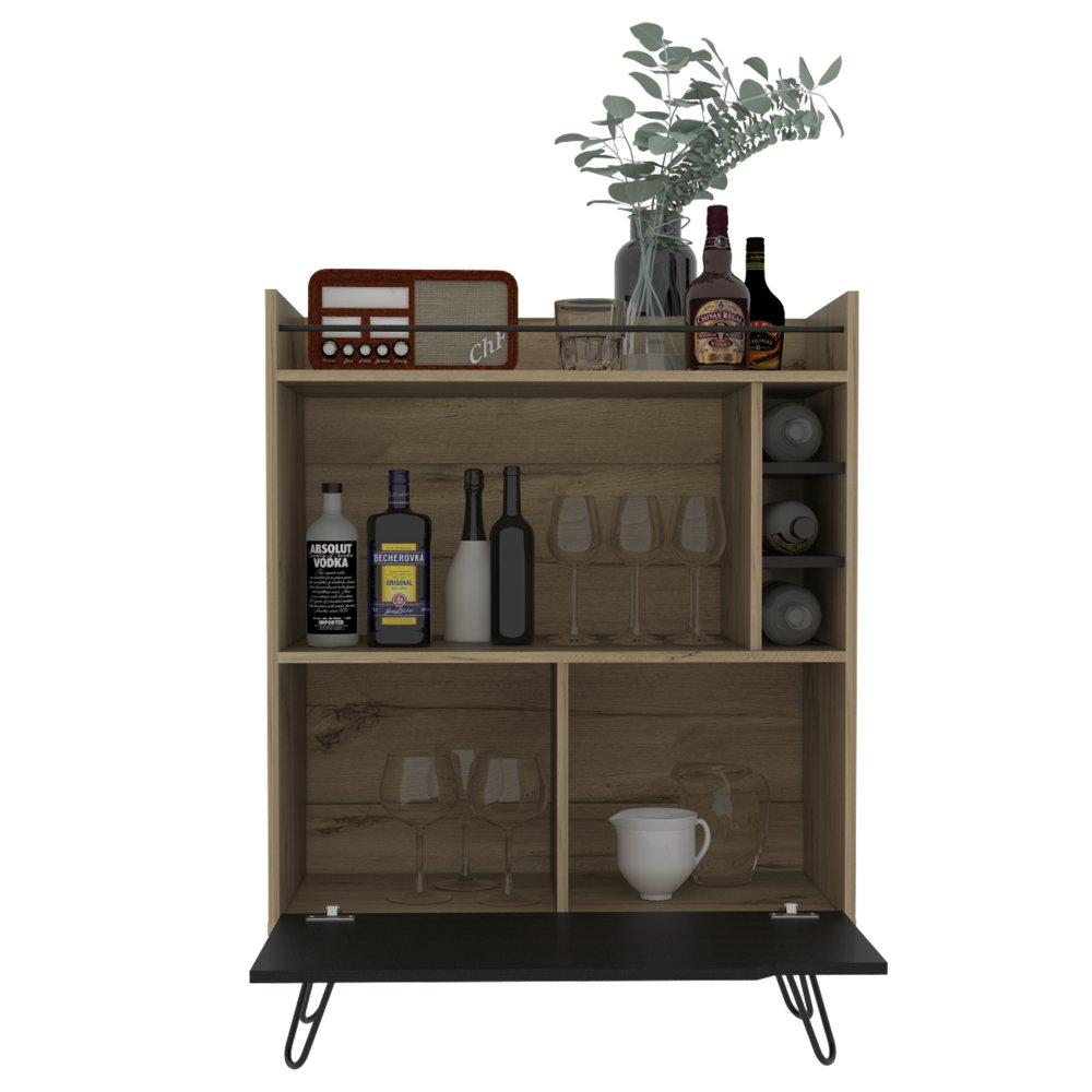 Bar Audra Duna y Wengue 80 cm con Una Puerta - Bares | Bylmo