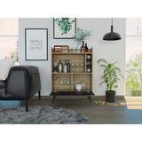 Bar Audra Duna y Wengue 80 cm con Una Puerta - Bares | Bylmo