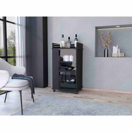 Bar Baltimore Wengue 55x99cm sin Cajones y sin Portabotellas - Bares | Bylmo