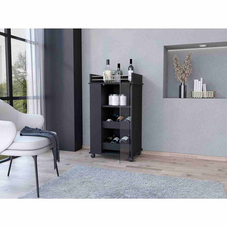 Bar Baltimore Wengue 55x99cm sin Cajones y sin Portabotellas - Bares | Bylmo