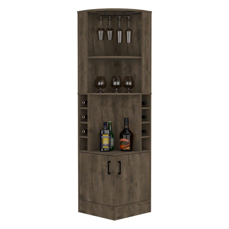 Bar Esquinero Andorra Bellota 47 cm con Almacenamiento - Bares | Bylmo