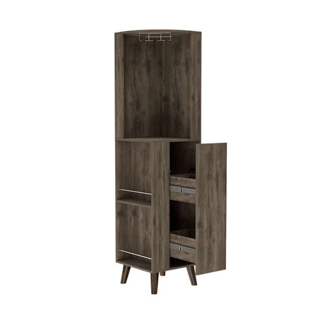 Bar Esquinero Cincinatti Bellota 45 cm con Cajón Lateral - Bares | Bylmo