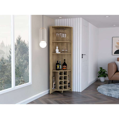 Bar Esquinero Essencial Macadamia 49 cm Abierto - Bares | Bylmo