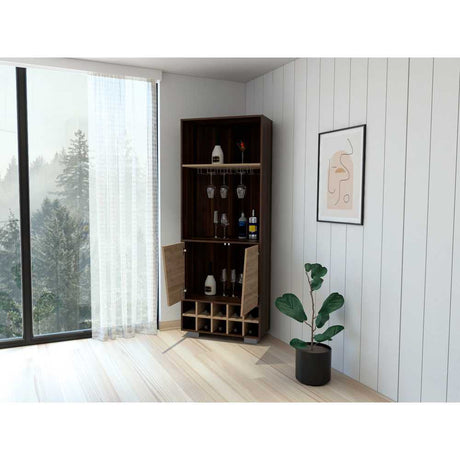 Bar Fraktal Habano y Miel 68 cm con Dos Puertas - Bares | Bylmo