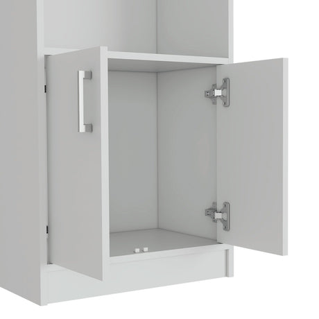 Bar Kava Blanco 51x181cm con Un Cajón y con Dieciséis Portabotellas - Bares | Bylmo