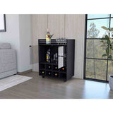 Bar San Andres Wengue 66x82cm con Un Cajón y con Ocho Portabotellas - Bares | Bylmo