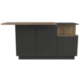 Barra de Cocina Carmen Duna y Onix 175 cm con Tres Puertas - Cocinas | Bylmo