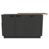 Barra de Cocina Carmen Duna y Onix 175 cm con Tres Puertas - Cocinas | Bylmo