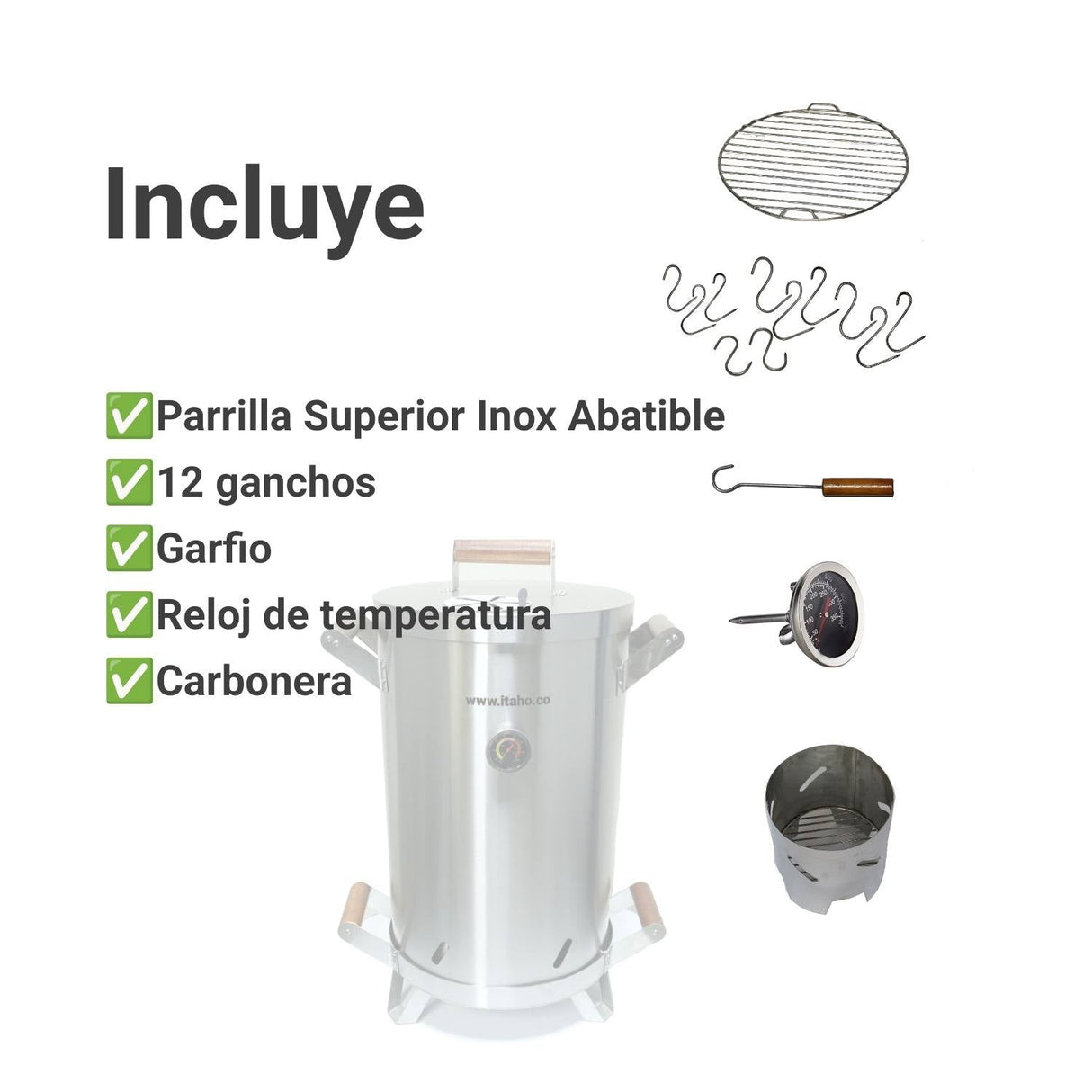 Barril Blackburn Plateado 10 Libras de Acero Inoxidable 44 cm - Asadores | Bylmo