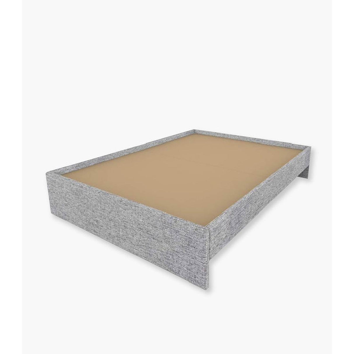 Base Cama Disabed Doble 140 cm Gris Desarmable sin Cabecero - Camas y Cabeceros | Bylmo