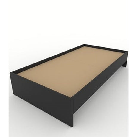 Base Cama Disabed Sencilla 100 cm Negro Desarmable sin Cabecero - Camas y Cabeceros | Bylmo