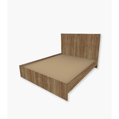 Base Cama Encax Queen 160 cm Caramelo Desarmable con Cabecero - Camas y Cabeceros | Bylmo