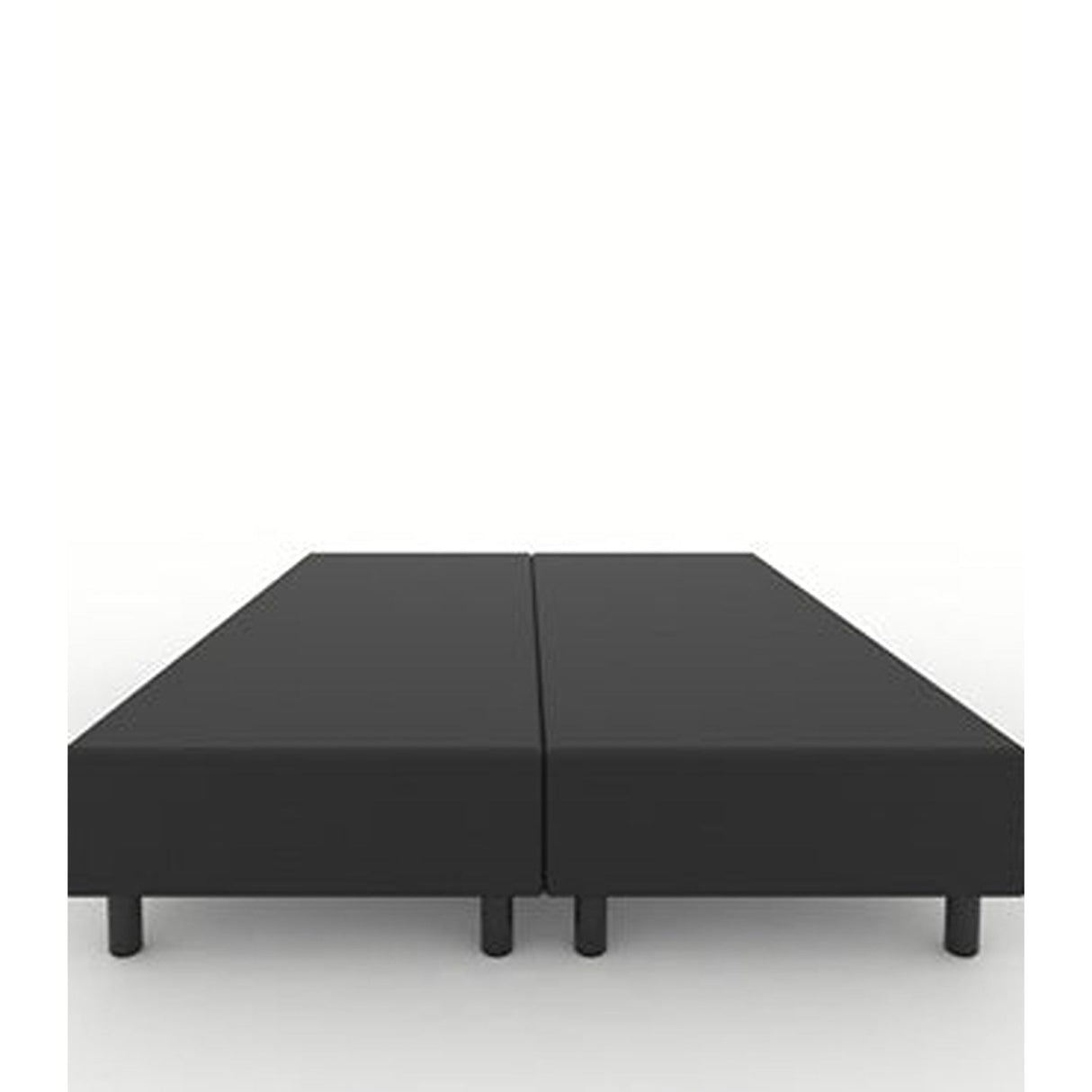 Base Cama Kozy Queen 160 cm Negro de Tela - Camas y Cabeceros | Bylmo