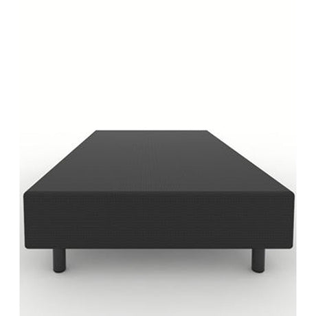 Base Cama Kozy Sencilla 100 cm Negro de Tela - Camas y Cabeceros | Bylmo