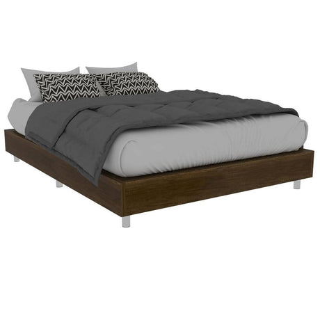 Base Cama Lugo Doble 140 cm Caramelo - Camas | Bylmo