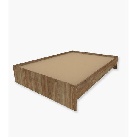 Base Cama Mahal Queen 160 cm Caramelo Desarmable sin Cabecero - Camas y Cabeceros | Bylmo