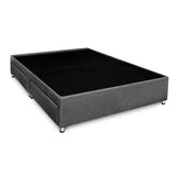 Base Cama Cannuta Sencilla 100 cm Gris con Cajones - Camas y Cabeceros | Bylmo