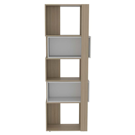 Biblioteca Transformable Acacia Rovere 60 cm con Módulos Flotantes y Entrepaños - Bibliotecas | Bylmo