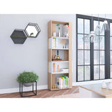 Biblioteca Transformable Acacia Rovere 60 cm con Módulos Flotantes y Entrepaños - Bibliotecas | Bylmo