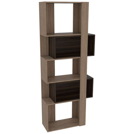 Biblioteca Transformable Báltica Miel 60 cm con Módulos Flotantes y Entrepaños - Bibliotecas | Bylmo