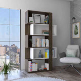 Biblioteca Transformable Beijing Coñac 70 cm con Módulos Flotantes y Entrepaños - Bibliotecas | Bylmo