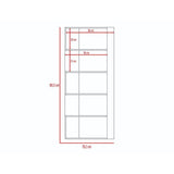 Biblioteca Transformable Beijing Coñac 70 cm con Módulos Flotantes y Entrepaños - Bibliotecas | Bylmo