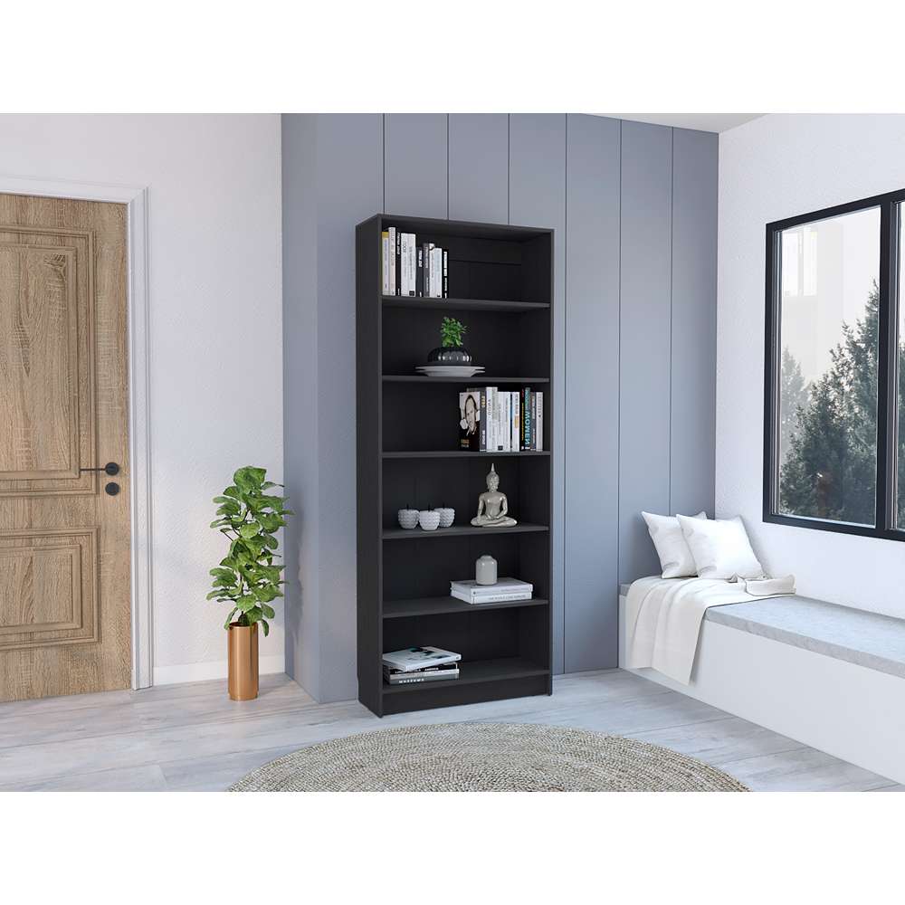 Biblioteca Dalia Wengue 80 cm con Entrepaños - Bibliotecas y Estanterías | Bylmo