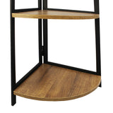 Biblioteca Esquinera Look Amaretto 50 cm con Entrepaños - Bibliotecas | Bylmo