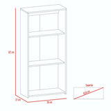 Biblioteca Kalo Duna 60x60cm con Tres Compartimientos - Bibliotecas y Estanterías | Bylmo