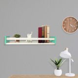Repisa Teen Blanco y Verde 60 cm Rectangular - Repisas y Percheros | Bylmo