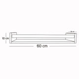 Repisa Teen Blanco y Verde 60 cm Rectangular - Repisas y Percheros | Bylmo