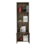 Biblioteca Lisa Easy Bellota 55.1x181.5cm con Tres Compartimientos y con Un Cajón - Bibliotecas | Bylmo