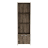 Biblioteca Lisa Easy Bellota 55.1x181.5cm con Tres Compartimientos y con Un Cajón - Bibliotecas | Bylmo