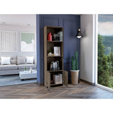 Biblioteca Lisa Easy Bellota 55.1x181.5cm con Tres Compartimientos y con Un Cajón - Bibliotecas | Bylmo