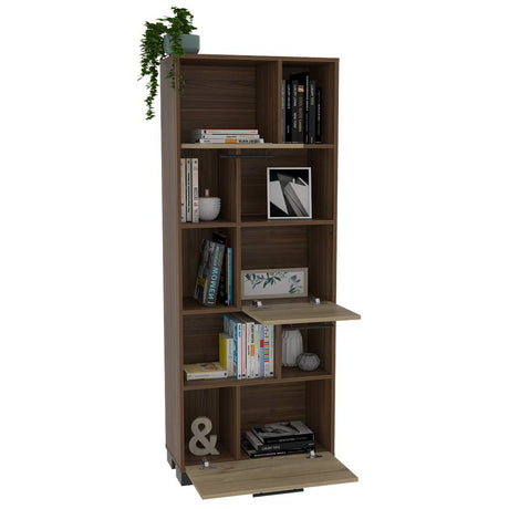 Biblioteca Marsella Gales 62.5x160.6cm Rectangular con Seis Compartimientos - Bibliotecas | Bylmo