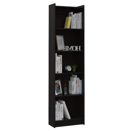 Biblioteca Minerva Wengue 57 cm con Entrepaños - Bibliotecas | Bylmo