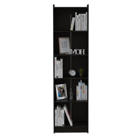 Biblioteca Minerva Wengue 57 cm con Entrepaños - Bibliotecas | Bylmo