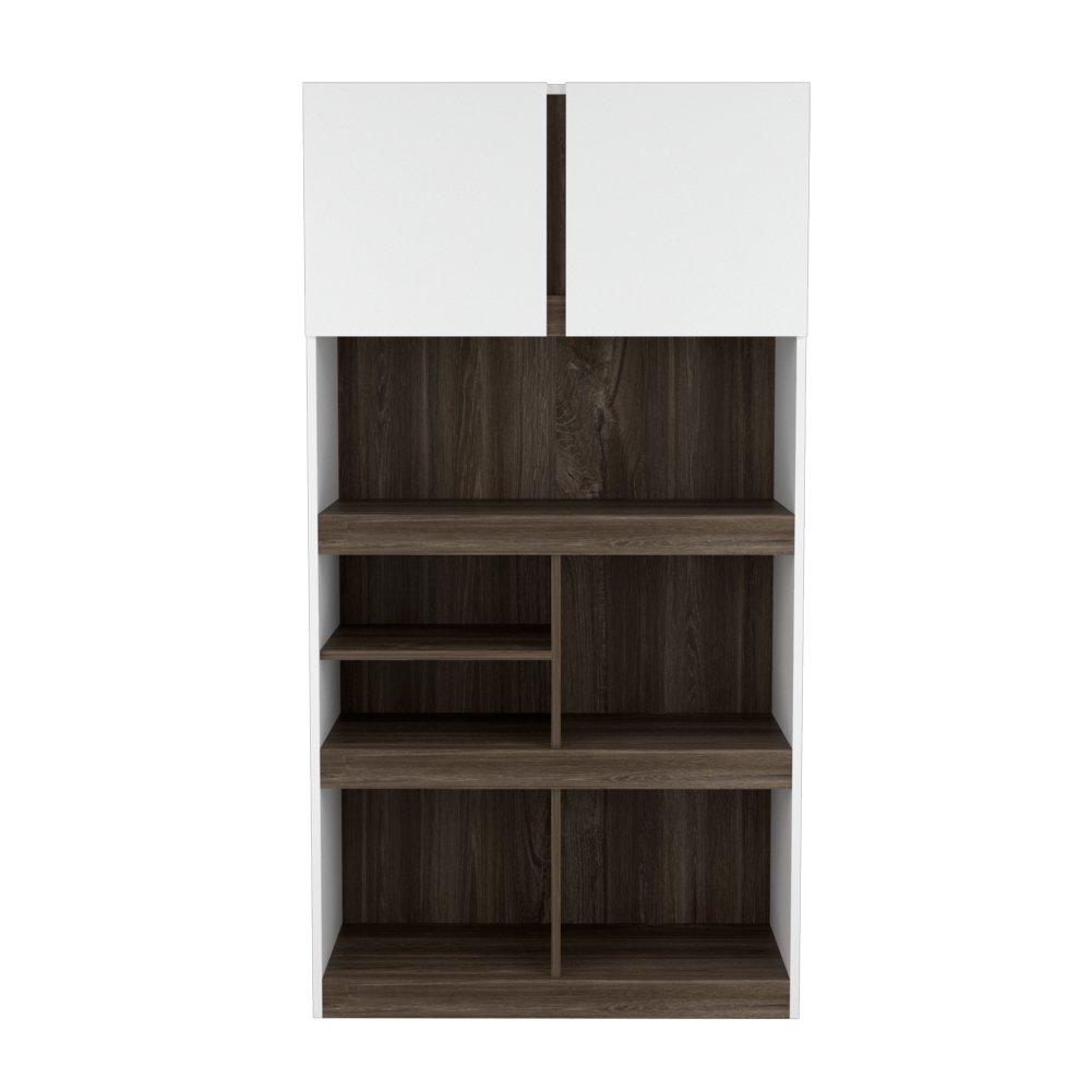 Biblioteca Monet Siena 80 cm con Puertas y Entrepaños - Bibliotecas | Bylmo