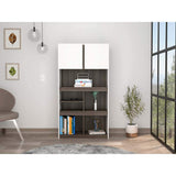 Biblioteca Monet Siena 80 cm con Puertas y Entrepaños - Bibliotecas | Bylmo