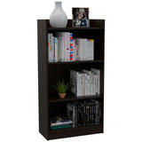 Biblioteca Ofice Wengue 62.9x120cm con Tres Compartimientos - Bibliotecas | Bylmo