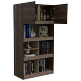 Biblioteca Ofice Habano 80.1x151.9cm con Seis Compartimientos y con Un Cajón - Bibliotecas | Bylmo