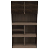 Biblioteca Ofice Habano 80.1x151.9cm con Seis Compartimientos y con Un Cajón - Bibliotecas | Bylmo