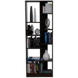 Biblioteca Ofice Wengue 60x170cm con Dos Compartimientos - Bibliotecas y Estanterías | Bylmo