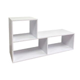 Biblioteca Transformable Snow Blanco 61 cm Tipo L con Entrepaños